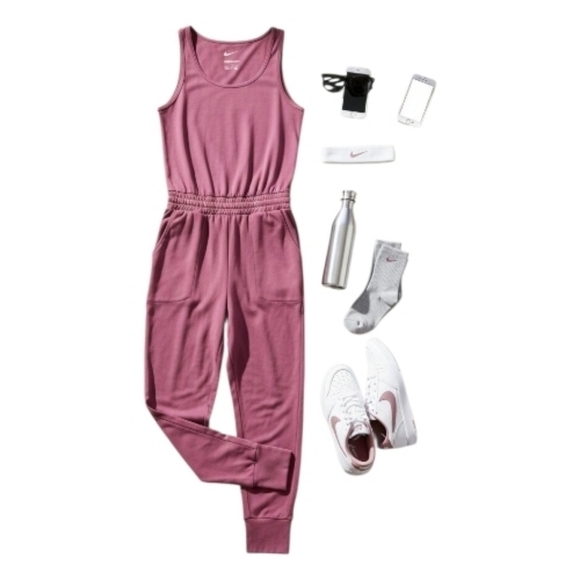 Nike Pants - Nike Dri-FIT Plum Sleeveless Training Jumpsuit